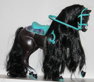 schwarzes Brautpferd
