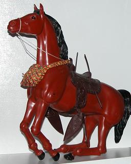 braunes Westernpferd