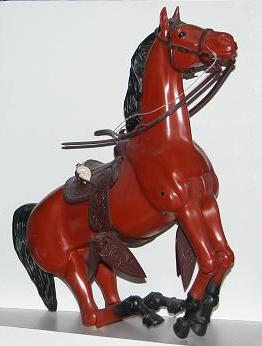 braunes Westernpferd