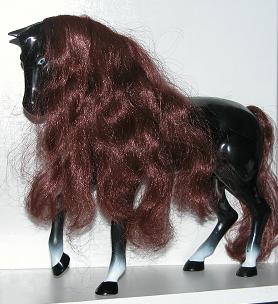 braunes Westernpferd