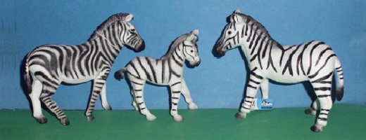 Zebras mit Fohlen
