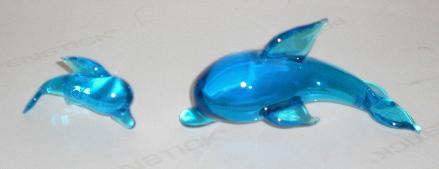 Delfine aus Muranoglas