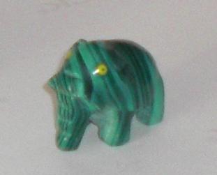 Elefant aus Malachit