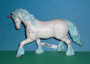 blaues Einhorn