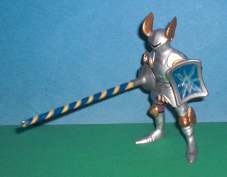Ritter mit Flügelhelm blau