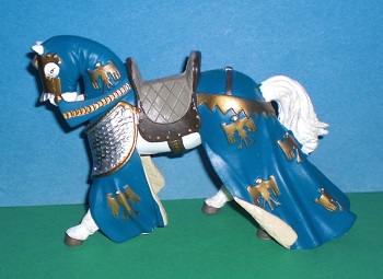Turnierpferd Paladin blau