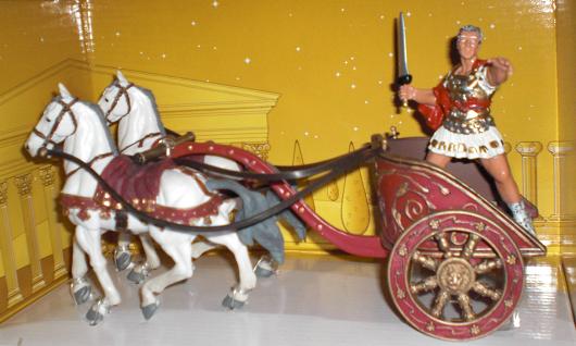 Triumphwagen mit Caesar