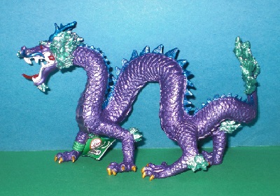 purpurner chin. Drache