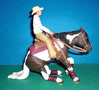 wilder Cowboy im Wüstensand