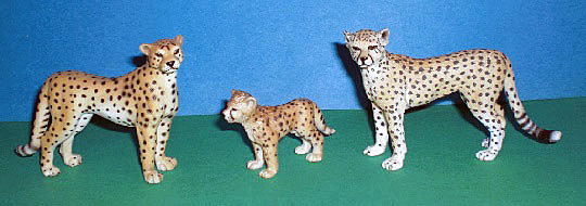 Gepardenfamilie