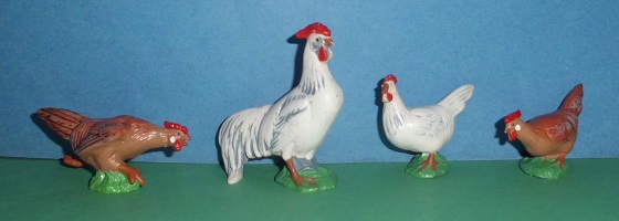 Hahn mit Hühner