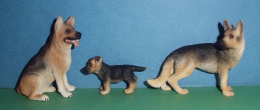 Schäferhundefamilie