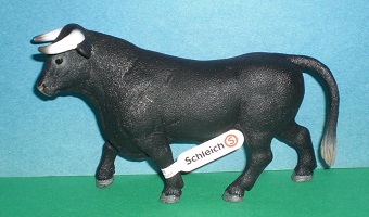 schwarzer spanischer Stier
