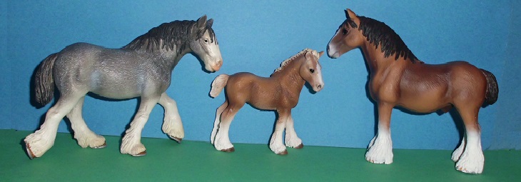 Clydesdale Familie