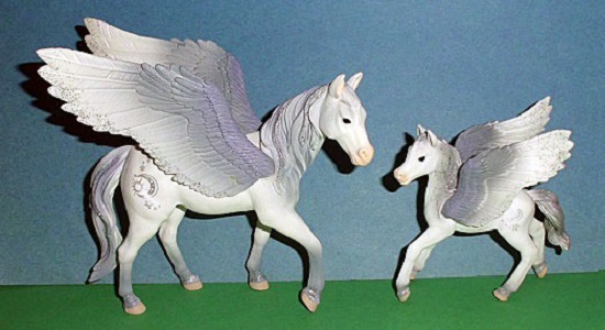 Pegasus und Fohlen