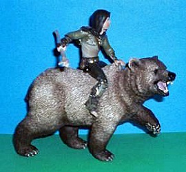 Elf Torak mit Bär