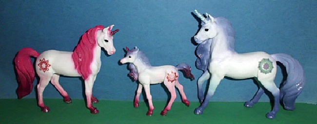 Mandala Einhornfamilie