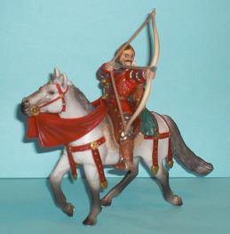 orientalischer Bogenschütze rot