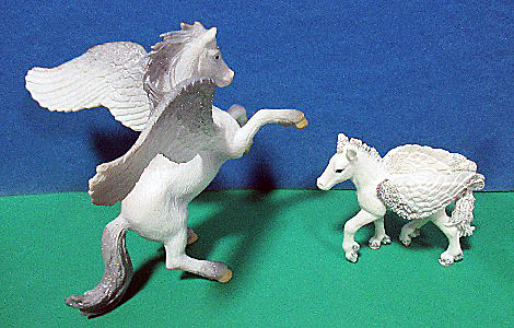 Pegasus und Fohlen