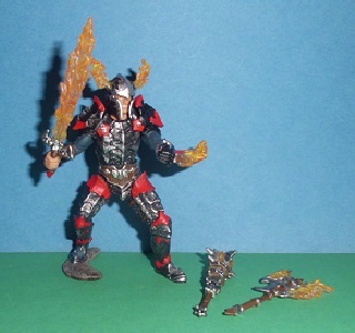 Fusssoldat mit 2 Waffen